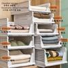 1PC Stackable Plastic Storage Basket Collapsible Clothes Storage Box Living Room Bathroom Kitchen Office Shelf Container 6 Size