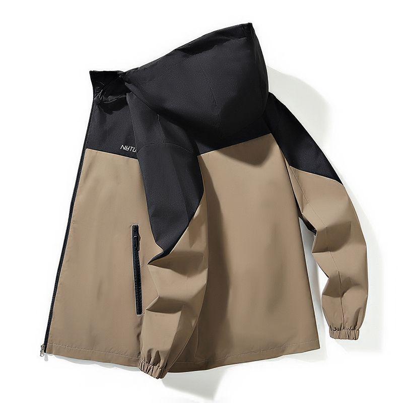 Men's Trendy Hooded Jacket for Teens - Lightweight Spring/Autumn Casual Coat