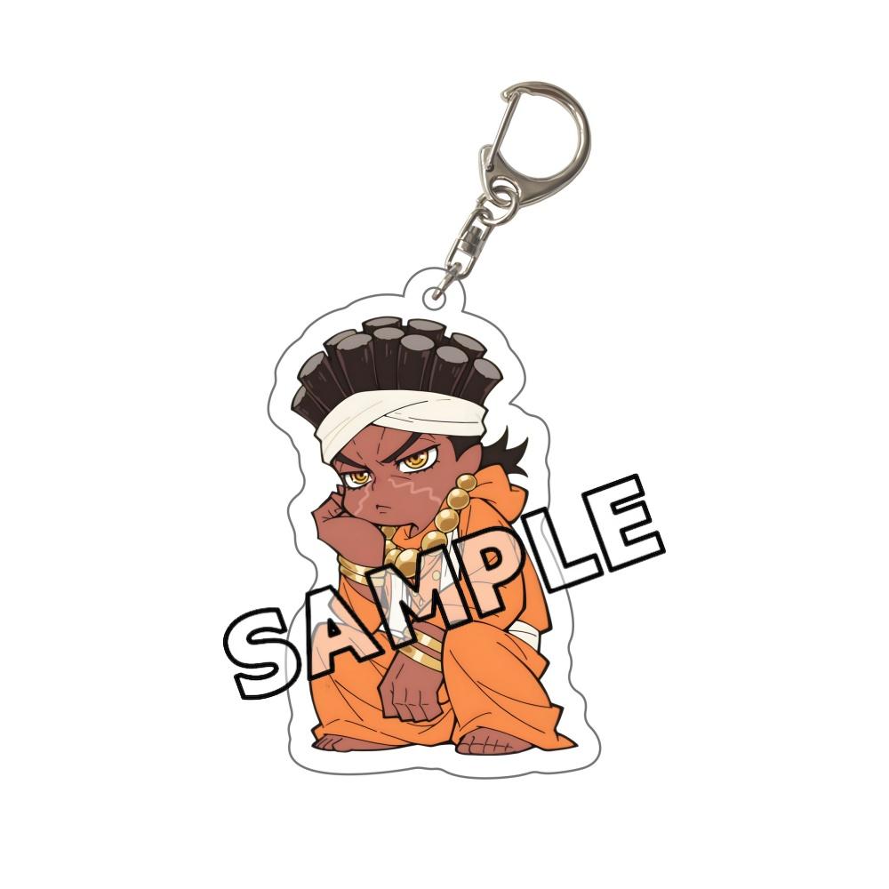 2026 New JoJo Bizarre Adventure Chibi Acrylic Keychain JJBA Jotaro Giorno Jolyne Dio Josuke Bruno Keyring Kawaii Anime Bag Gift
