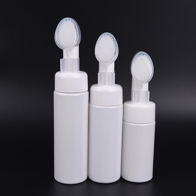 1Pc Foaming Bottle Froth Pump Soap Mousses Liquid With Cleansing Brush