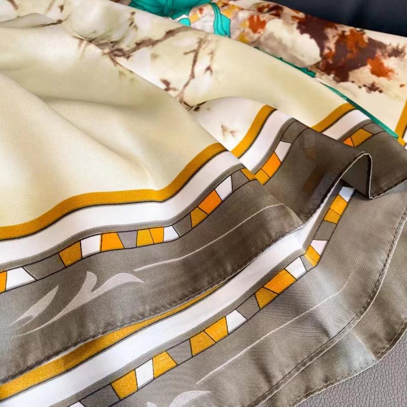 Women S Long Silk Like Scarf Summer Beach Sun Protection Fashion Scarf