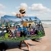 Usagi Yojimbo Microfiber Printed Beach Towel Mountain Climbing Yoga Beach Swimming Running Absorbent Soft Towel