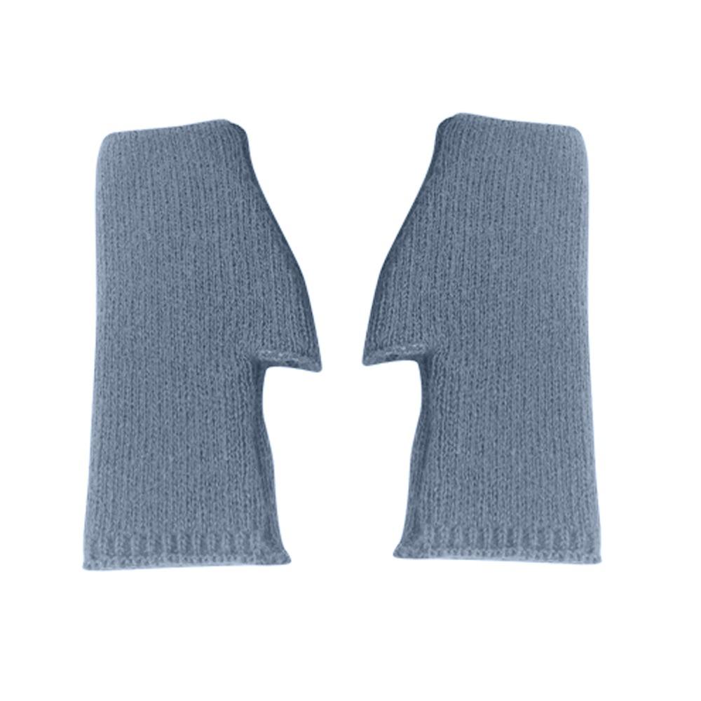 Exposed Finger Half Mittens Wool Blend Knitted Gloves Protable Fingerless Gloves Autumn Winter