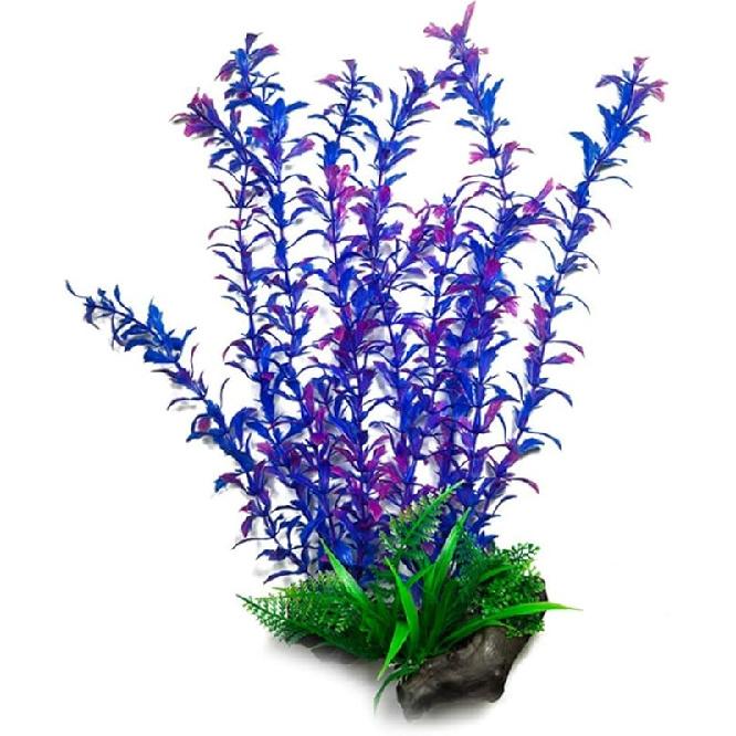 

Большие аквариумные растения искусственный пластик, растения-украшения для аквариума (Green501) фиолетовый