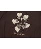 CPGN STUDIO Heart Luna Short Sleeve Tee Brown