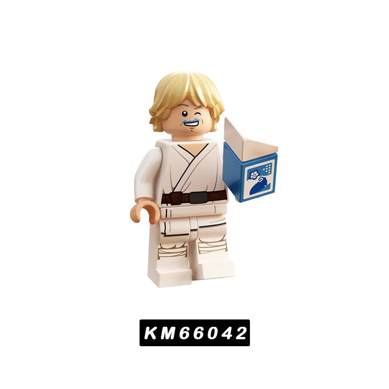Star Wars Film Bausteine Figuren Skywalker Schlacht Montage Spielzeug KM66037-66044 Set 8 Stück
