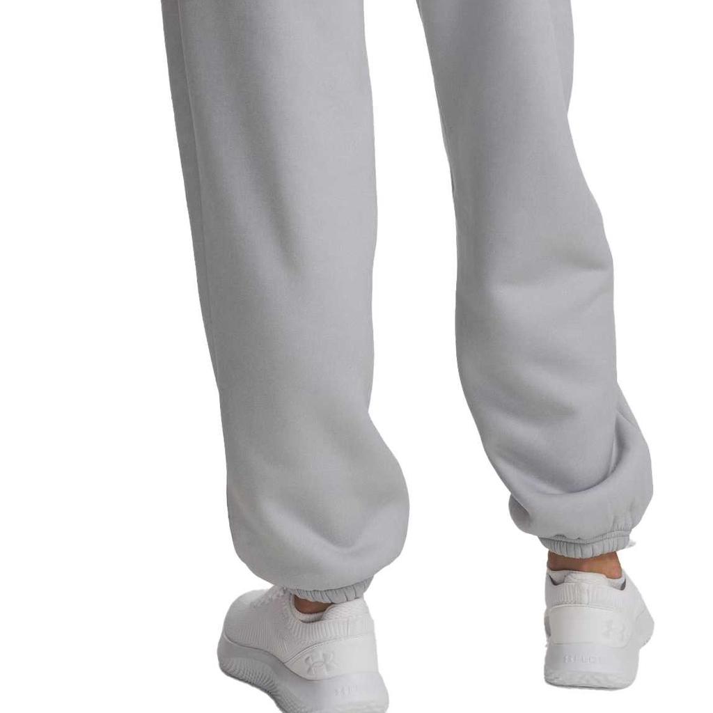 Under Armour Relaxed Joggers Armour Fleece Solid Color Drawstring Cuffed Loose Knit Sports Pants Women Bottoms 6004869-012