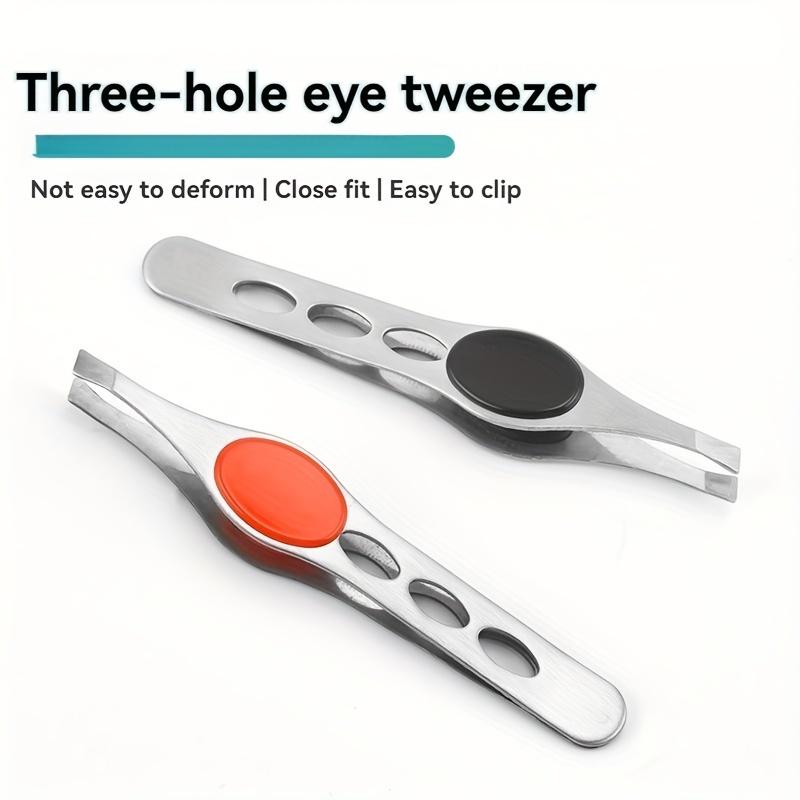 Profesionální pinzety - Ideální pro vytrhávání obočí, zastřihování větviček a odstraňování chloupků, Přesné nerezové pinzety na obočí, na obličejové chloupky