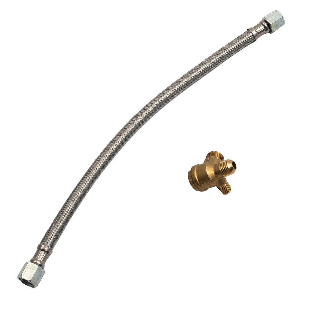 2PCS 350mm Air Compressor Flexible Hose Air Pump Check Valve Oil-free Machine Connecting Pipe Air Tools Accessories