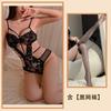 Purple Erotic Underwear, Sexy Lace Hollowed-out Suspenders Show Large Perspective, Free Backless Pajamas, Pure Desire Set