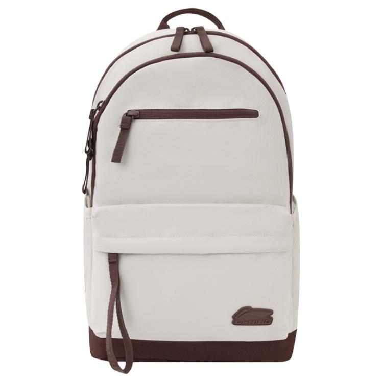 Li Ning Polyester Backpack Regular Kids Mist Gray ABSV455-2