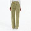 Women's Casual Fashion ,Color Drawstring Loose Straight,Leg Pants With Pockets