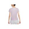Nike Swoosh Dri-Fit Quick-Dry Breathable Fashion Short Sleeve T-Shirt Women Tops Light-Purple DN4557-576