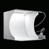 Mini Faltbare Fotobox Fotografie LED Lichtraum Fotostudio Lichtzeltbox Mit 6 Farben Hintergründen Fotobox für DSLR-Kamera