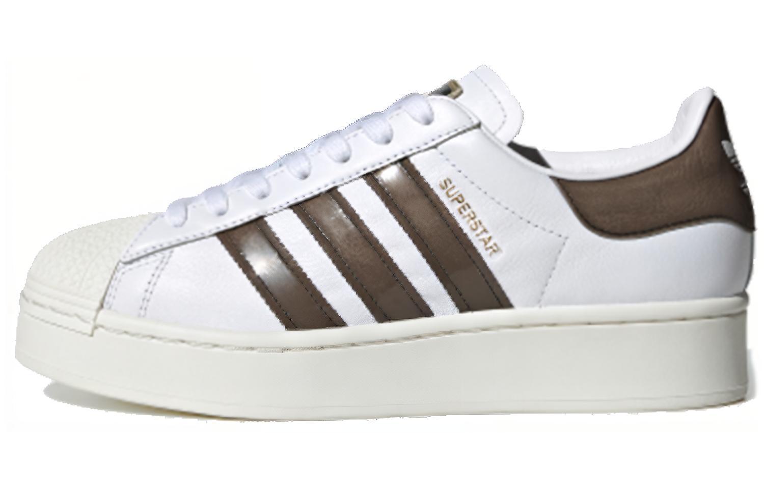 Adidas BlackPinkAdidas Originals Superstar Bold  Белый Коричневый  Женские FV3356 38⅔