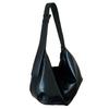 Capacity Black 2025 bag Women's oblique premium soft leather new shoulder casual dumplings Tote retro bag large capacity