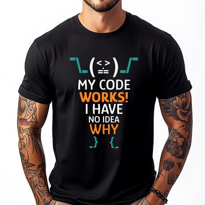 Funny Coder Programmer Computer Nerd Programming Luxury T Shirt Men High Quality Mens TShirt Oversize Tshirt