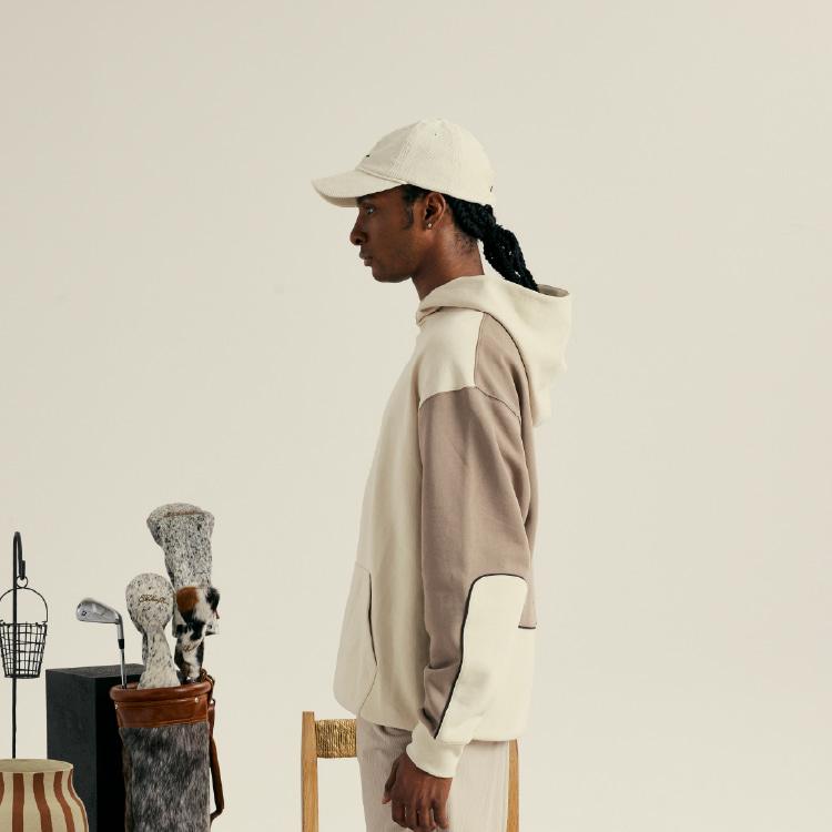 Payntr X Khalhon Oversized Racing Hoodie Men'S (Beige)