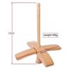 Handmade Wooden Turkish Spindle Storage Tools Detachable Cross-Shaped Beech Wood Turkish Spindle Kit Multifunction