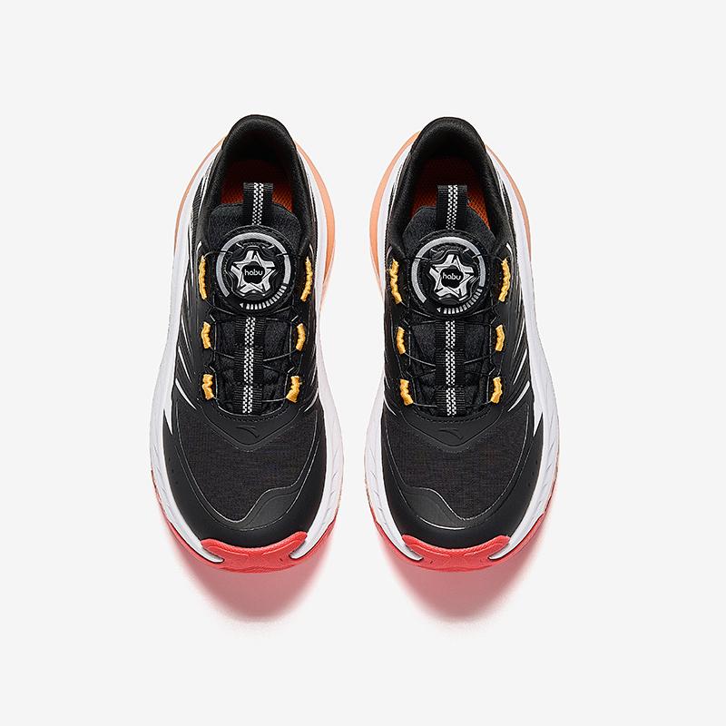 Anta Kids Exploration Comfortable Physical Fitness Non-Slip Wear-Resistant Low-Top Running Shoes Kids Running Shoes Black Gray T12445525-2