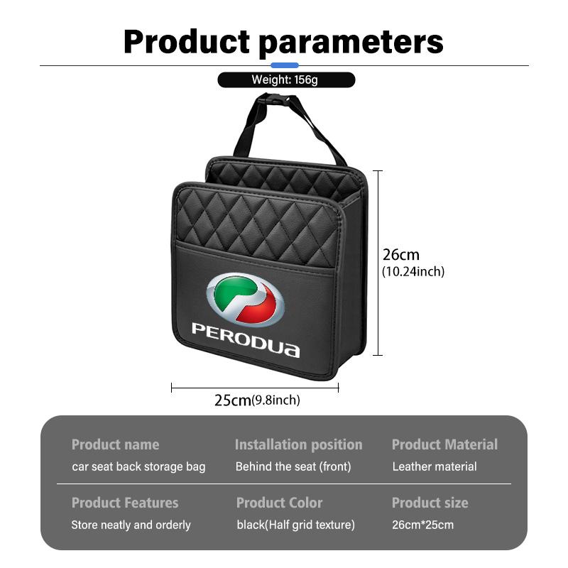 Für Perodua Auto Rücksitz Organizer Sitz Elastische Schnur Aufbewahrungstasche Tasche Auto Organizer Innenraum Myvi Ativa Bezza Alza Axia