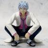 12Cm Anime Squatting Series Figures Sakata Gintoki Action Figure Room Decoration Pvc Collection Model Toys Festival Toys Gifts