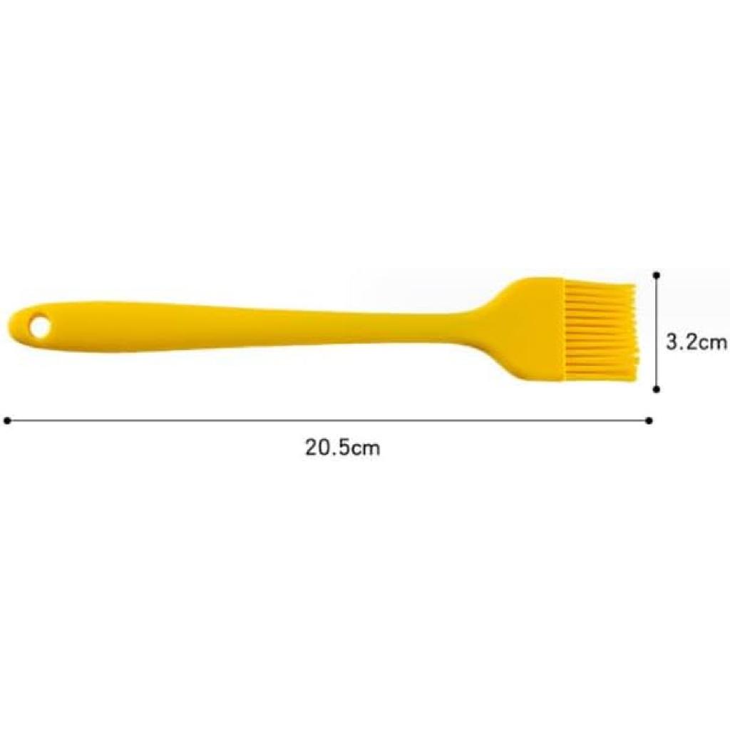 Silicon Basting Brushes, Heat Resistant Pastry Brushes, Spread Oil Butter Sauce Marinades for BBQ Grill Barbeque & Kitchen Baking (Green)