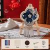 Sterling Silver Imitation Brocade Refrigerator Magnet DIY Kit for Dragon Boat Festival Parent-Child Handmade Activity & Cultural Team Building.