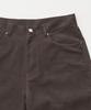 ANOTHER OFFICE Kurt Light Corduroy Pants (Charcoal Brown)
