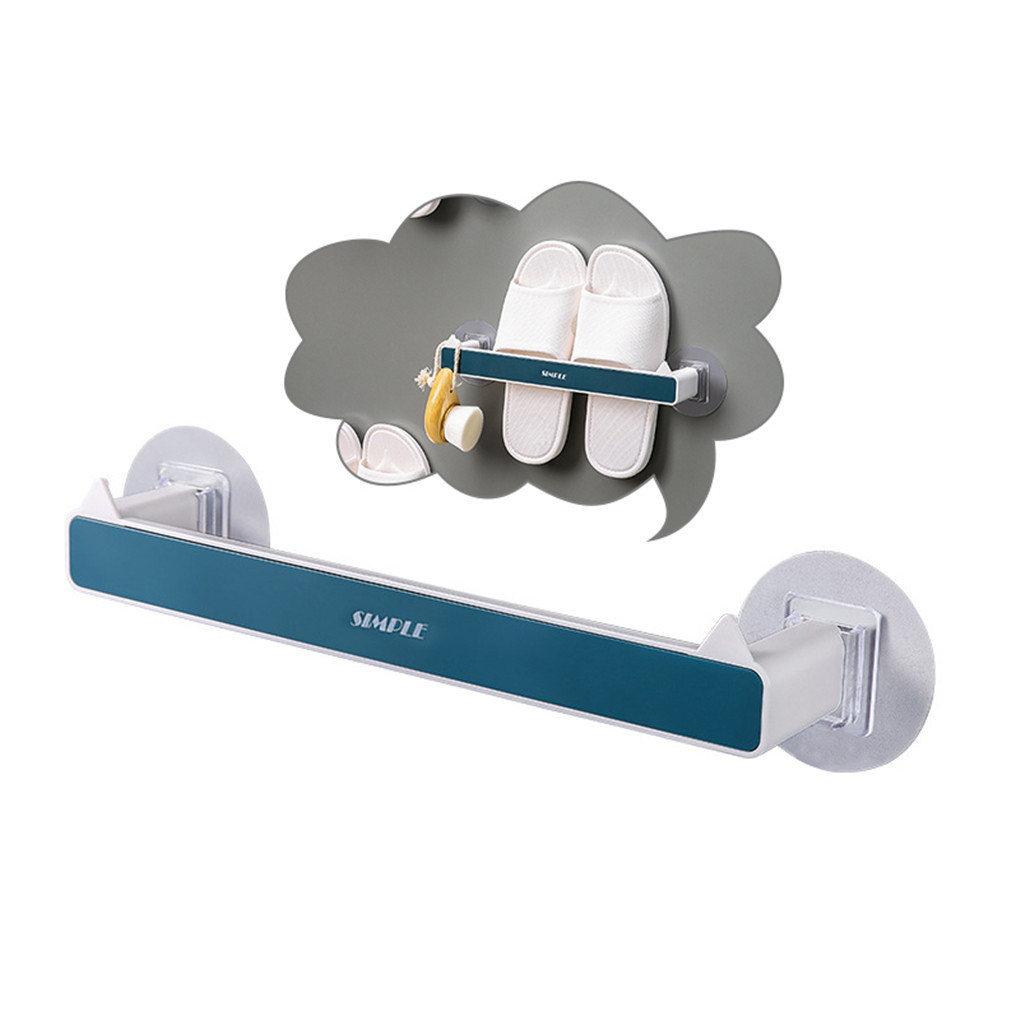 

Wall Mounted Slipper Rack Home Shoes Hanger Towel Hanging Holder Portable
