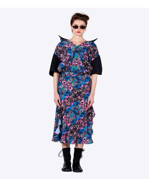GREEDILOUS Tile Print Shirt