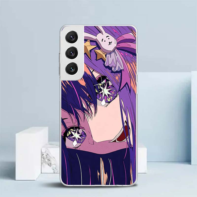Japan Anime Oshi No Ko Soft Cover for Samsung Galaxy S25 Edge S26 S24 S23 Ultra Phone Case S22 S21 Plus S20 FE Print Pattern She
