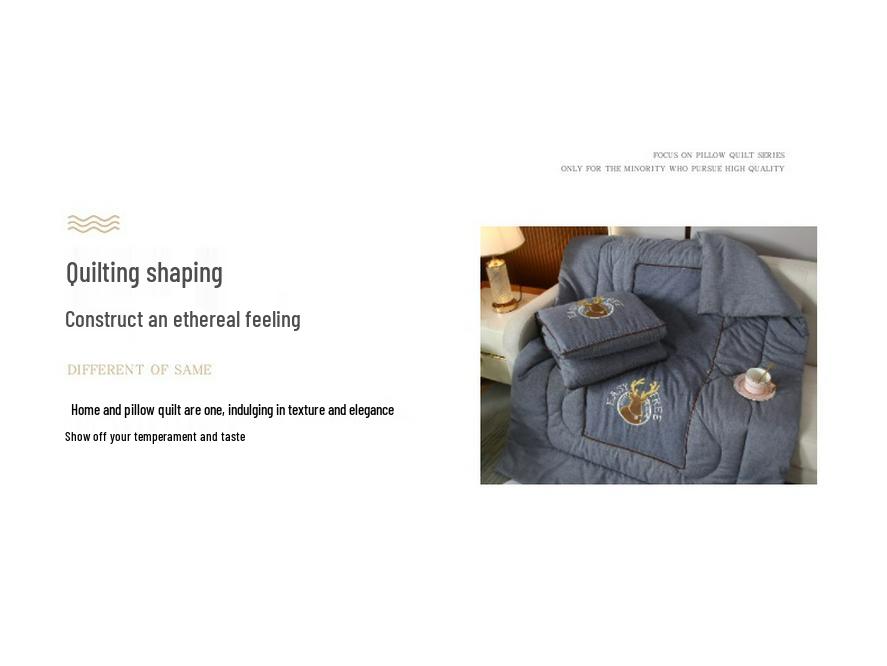 Four Seasons Pillow Blanket: Dual-Use Backrest Cushion for Car, Office & Bedside