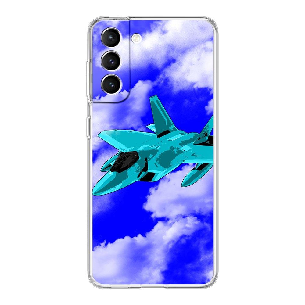 Custodia per Telefono Auto Sportiva JDM Tipo Aereo per Samsung Galaxy S22 S21 S20 FE Ultra 5G S10 S10E S9 S8 Plus Note 10 20 Cover Trasparente