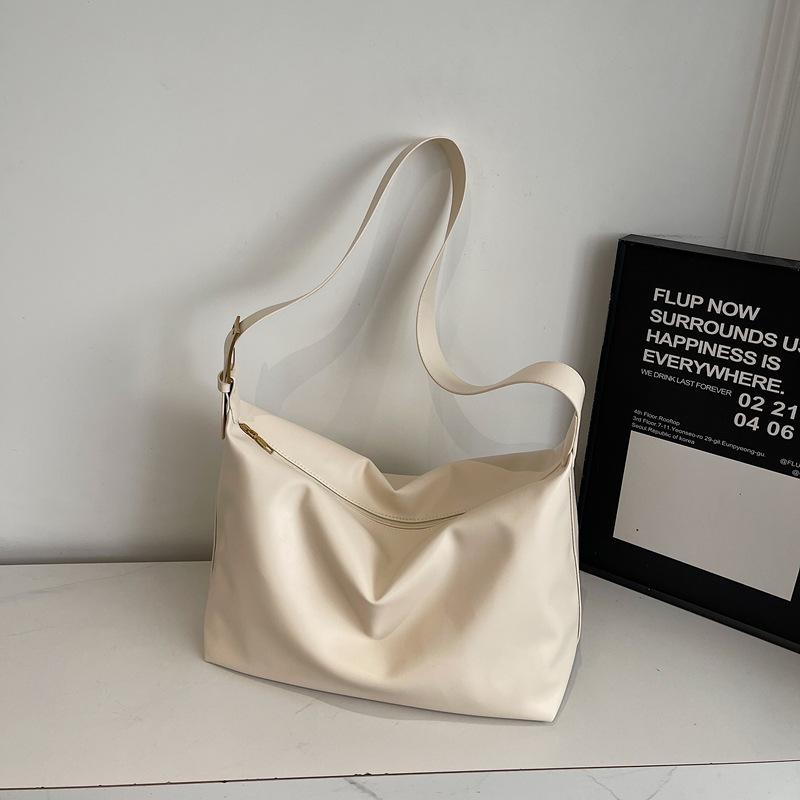 Casual Fashion Shoulder Bag Large Bag Winter New Minimalist Bag Women's Simple Large-capacity Bag