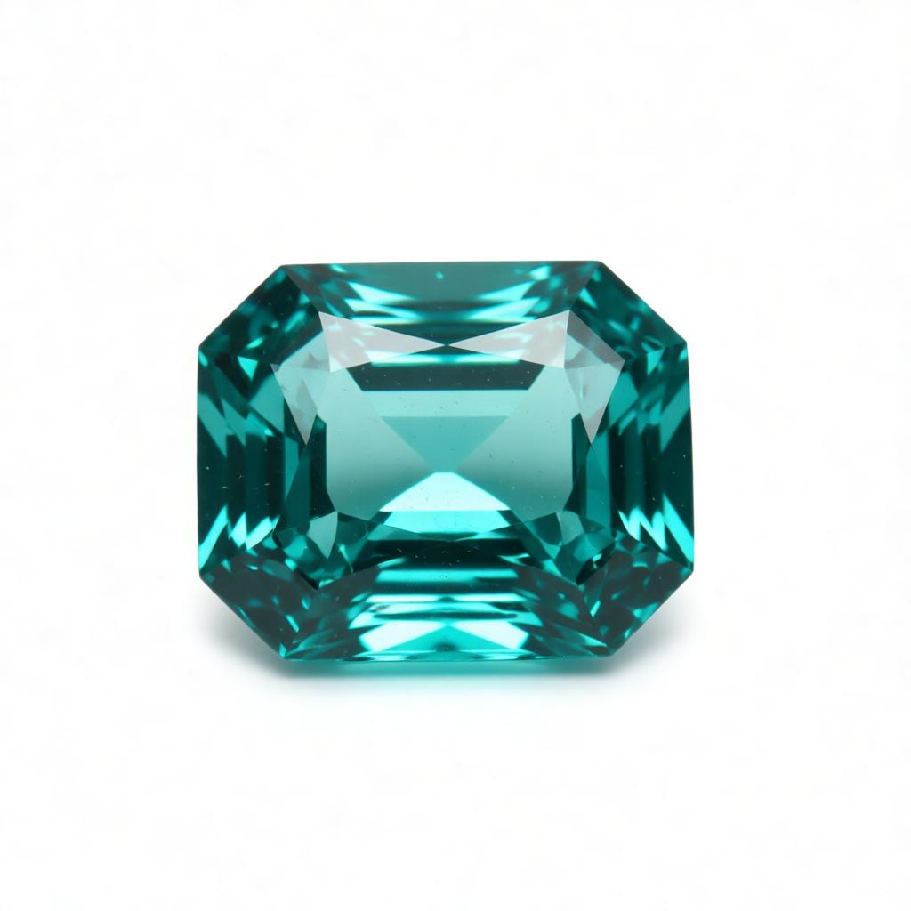 

AAA+ CERTIFIED 9.85 Ct NATURAL Stunning Green Garnet Emerald Cut Loose Gemstone 12.5 mm approx зелений
