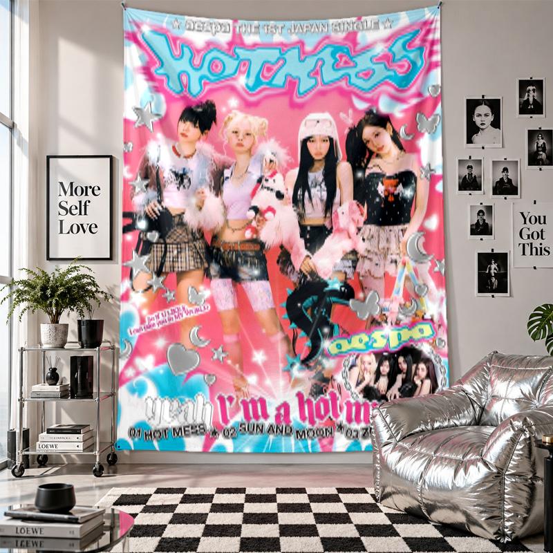 Wall Tapestryaespa Art Hanging Cloth Decorative Background Cover for Room Decoration