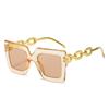 Large Frame Women'S Sunglasses Personalized Chain Glasses Sunglasses Advanced Sense