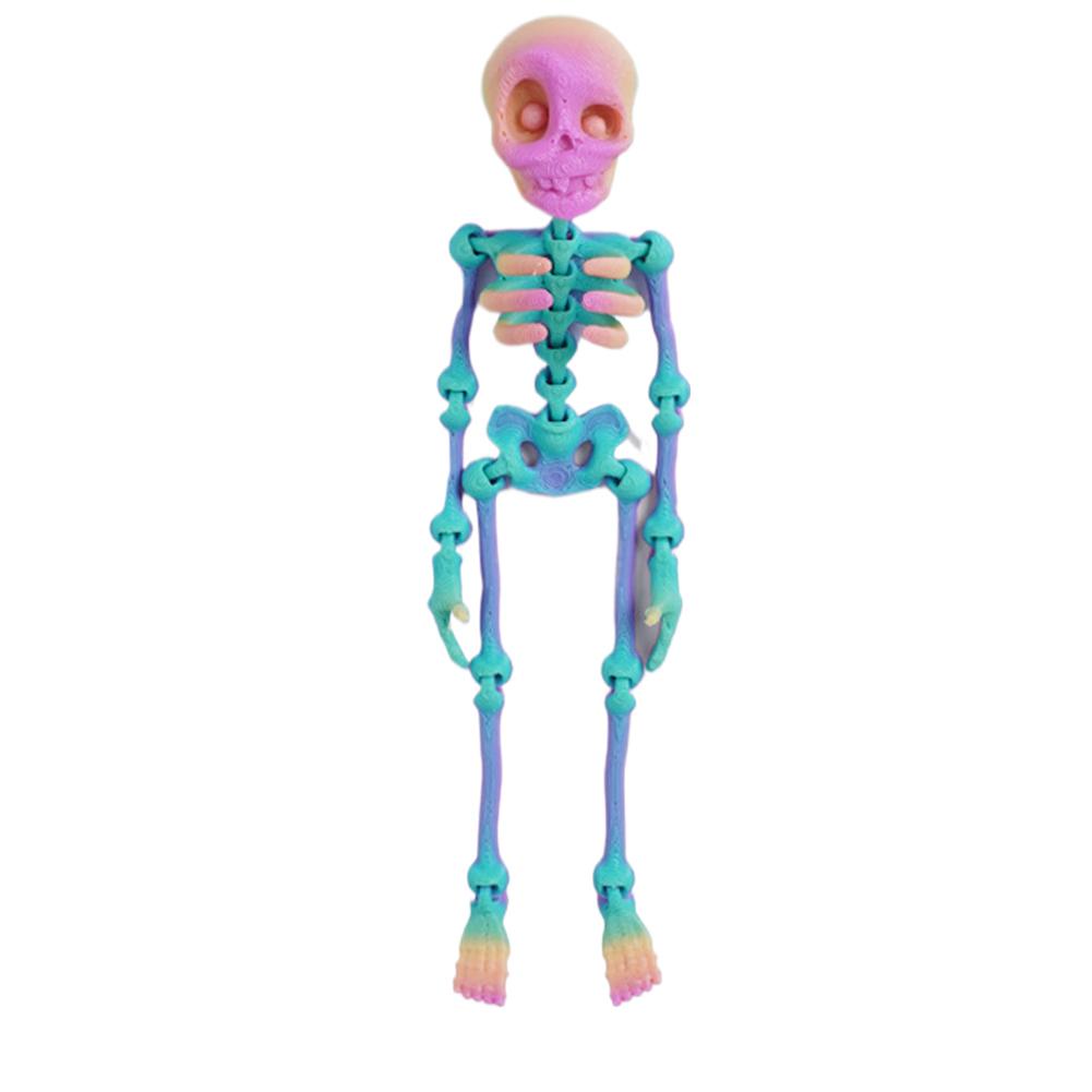 

3D Мини Скелет Магнит на Холодильник Магнитный Подвижный Череп Модель для Креативности Украшения Холодильник Домашнее Украшение Мини Дисплейная Доска