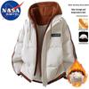 NASA MARVEL Herren Faux-Layered Kapuzen-Steppjacke