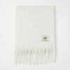 DGDP Light Warm Long Muffler_White