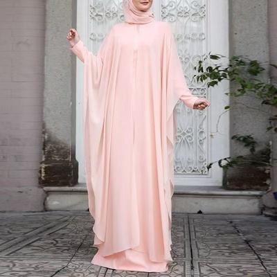 Women Abaya Eid Muslim Dresses Robe Long Sleeve Hijab Vestidos Fashion Abayas Isamic