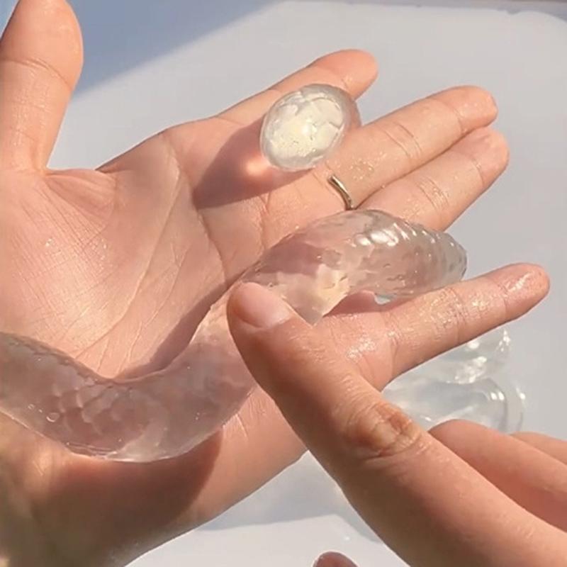 

1 шт. Прозрачная имитация змеи, игрушки для снятия стресса, щипки, реквизит для сжимания детьми, подарки на день рождения