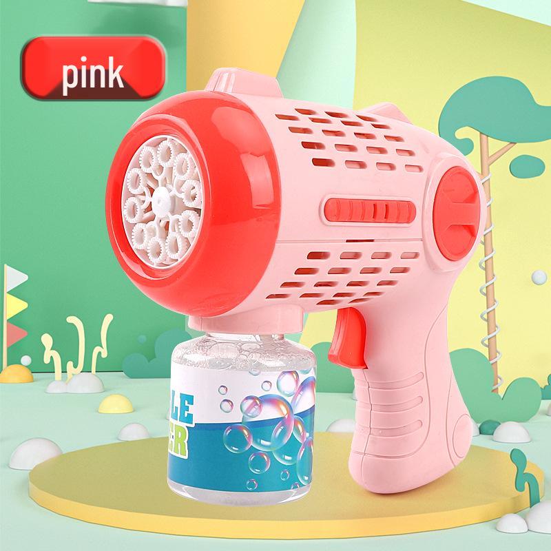 Automatic Bear Bubble Machine Toy with Lights for Kids – Summer Outdoor Fun