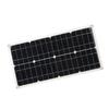 25W Dual 5V USB Flexible Single Crystal Solar Power Panel Kit Car Battery Charger Controller