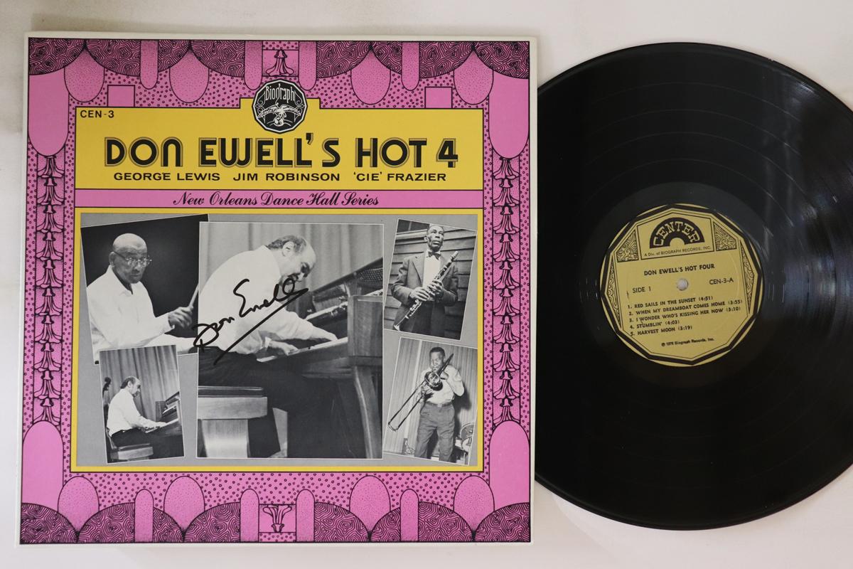 

LP Record DON EWELL Don Ewells Hot 4 CEN3 CENTER 1976 US Jazz Used