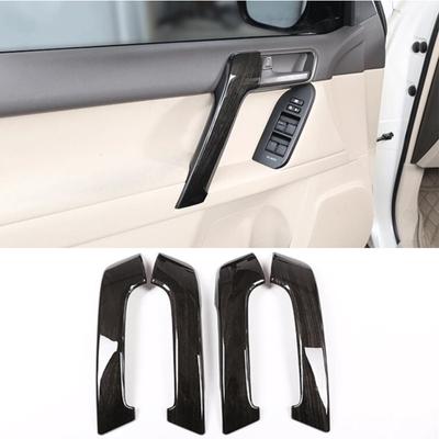 4KS/sada ABS Ozdobný kryt kľučky vnútorných dverí auta Vhodný pre Toyota Land Cruiser Prado FJ150 150 2010-18 Auto