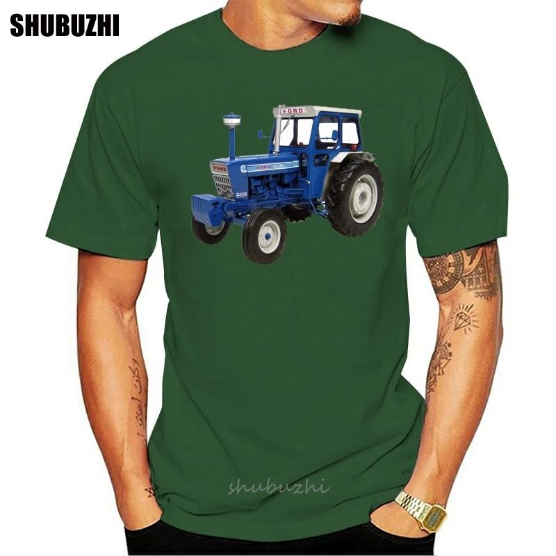 Old Fords Tractor Blue T Shirt Interesting Trend Tee Shirt Spring Autumn Streetwear  Design Breathable Shirt
