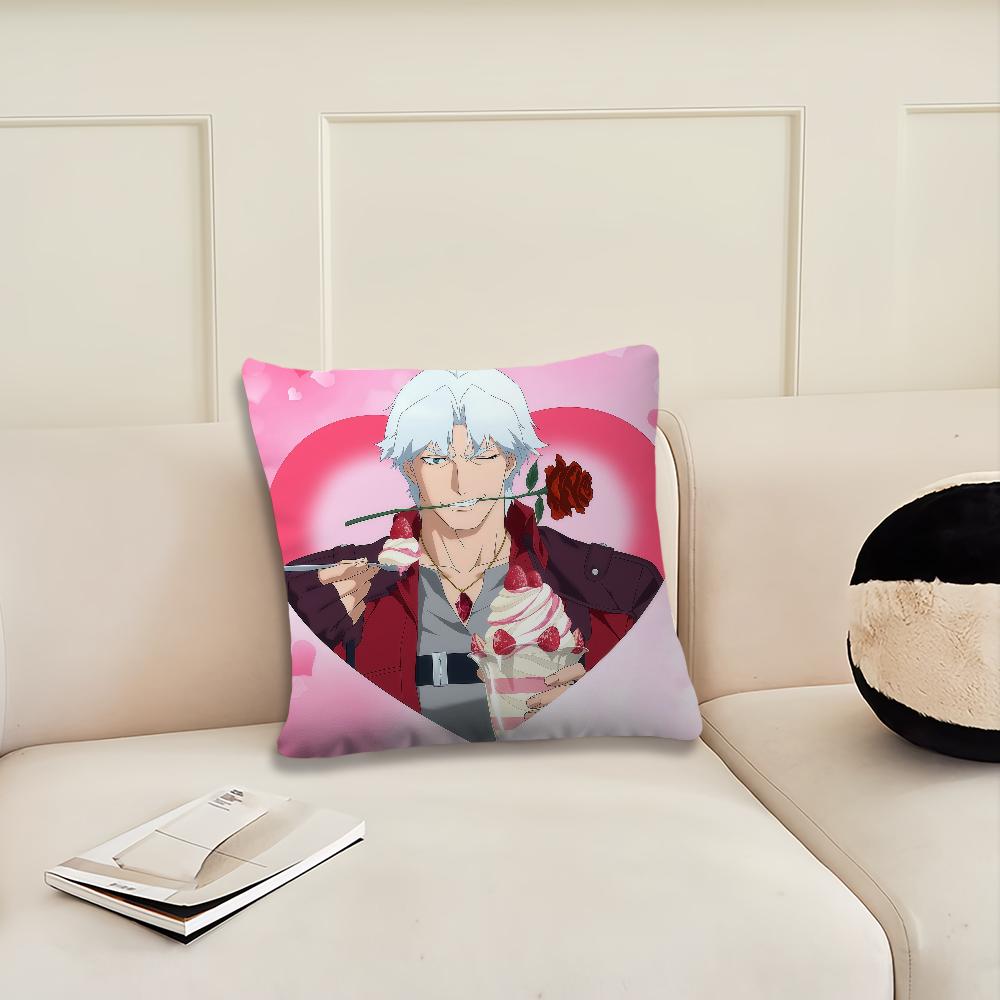 

Devil May Cry 2025 Cartoon cushion cover Pillow Cover Decoration Room Home Sofa living Office Car Nordic Simplicity 12x12Inch
