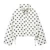 New European and American casual style loose high-collar polka dot jacket 4341730